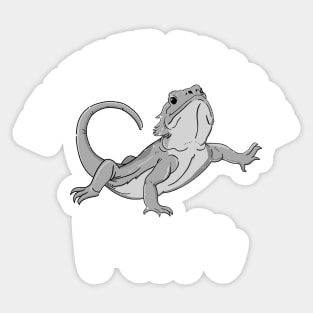 Bearded Dragon Mom Pet Lizard Animal Lover Sticker